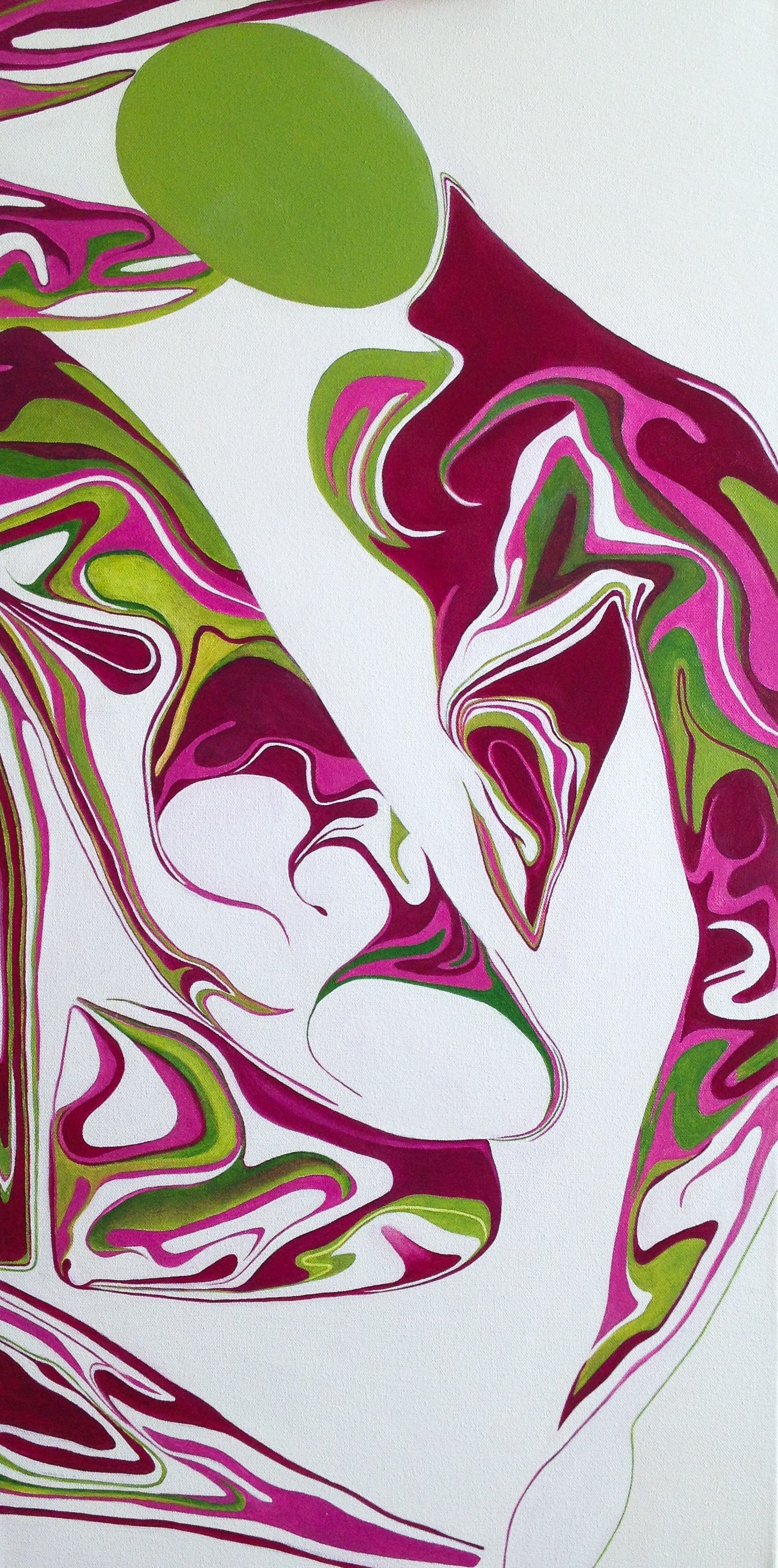 "Matisse’s Blue Nude Made Burgendy" 2021 Digital Print by Evadney