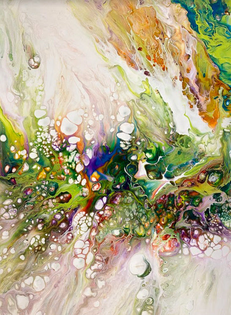 "Coral Reef" 2021 Digital Print by Evadney