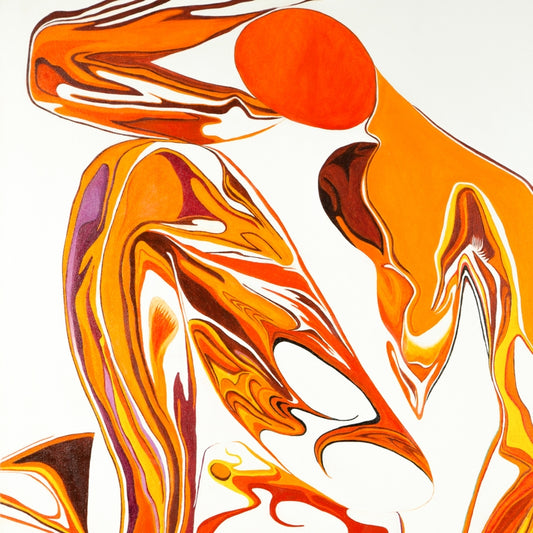 Matisse’s Blue Nude Made Orange 2012 Digital Print