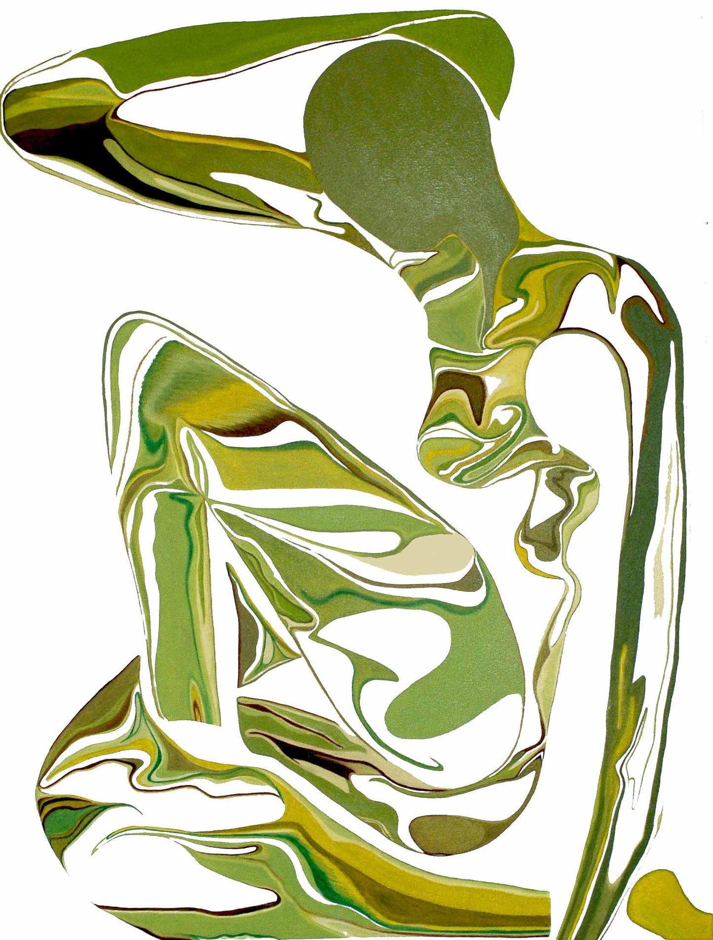 Matisse’s Blue Nude Made Green 2012 Digital Print