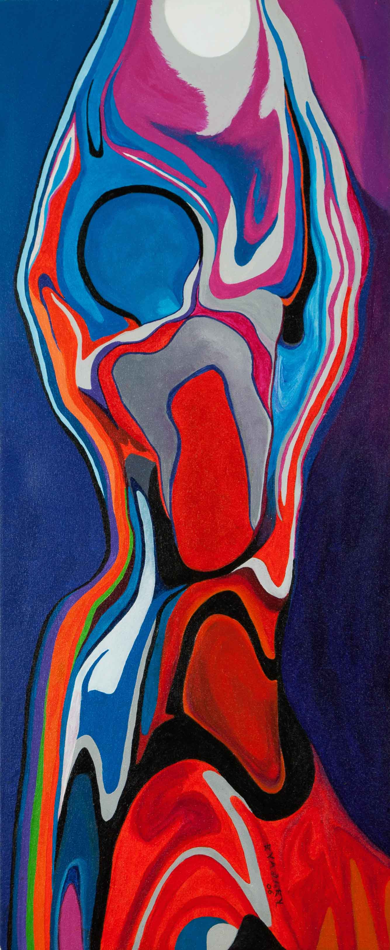 "Holding the Light" 2021 Digital Print by Evadney