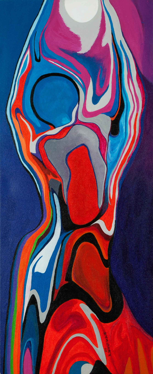 "Holding the Light" 2021 Digital Print by Evadney