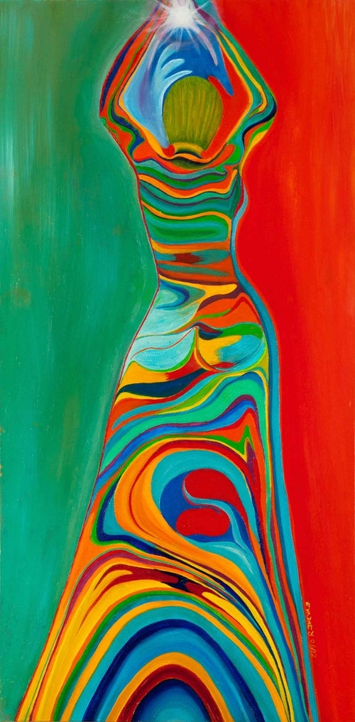"Holding the Light II" 2021 Digital Print by Evadney