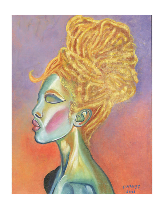 Golden Locks II 2025 Digital Print